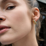 Purple earrings