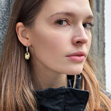 Two tone earring