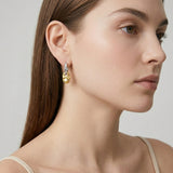 Two tone earring